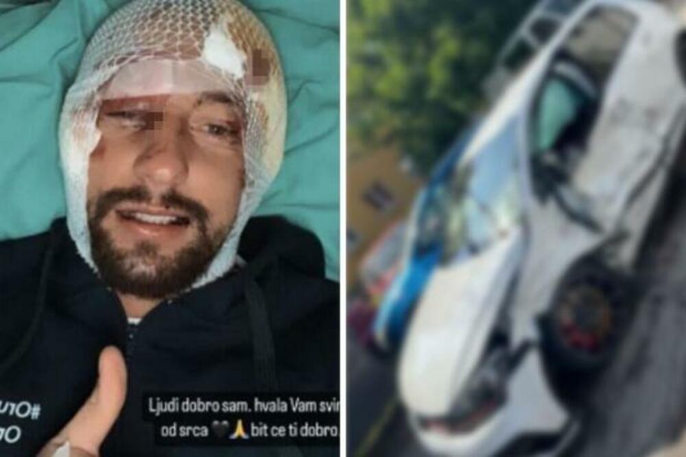 PRVE FOTOGRAFIJE UNIŠTENOG AUTOMOBILA BIVŠEG ZADRUGARA: Doživeo JEZIVU NEZGODU, evo u kakvom je stanju sada