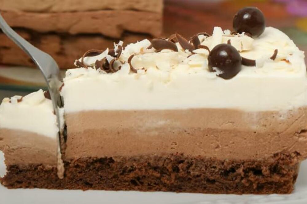 MAKEDONKE PRAVE NAJUKUSNIJU SLADOLED TORTU: Puna je kremastog fila - recept koji decenijama unazad koriste