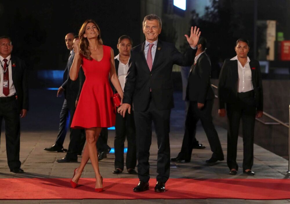 Maria Džulijana Avada sa suprugom