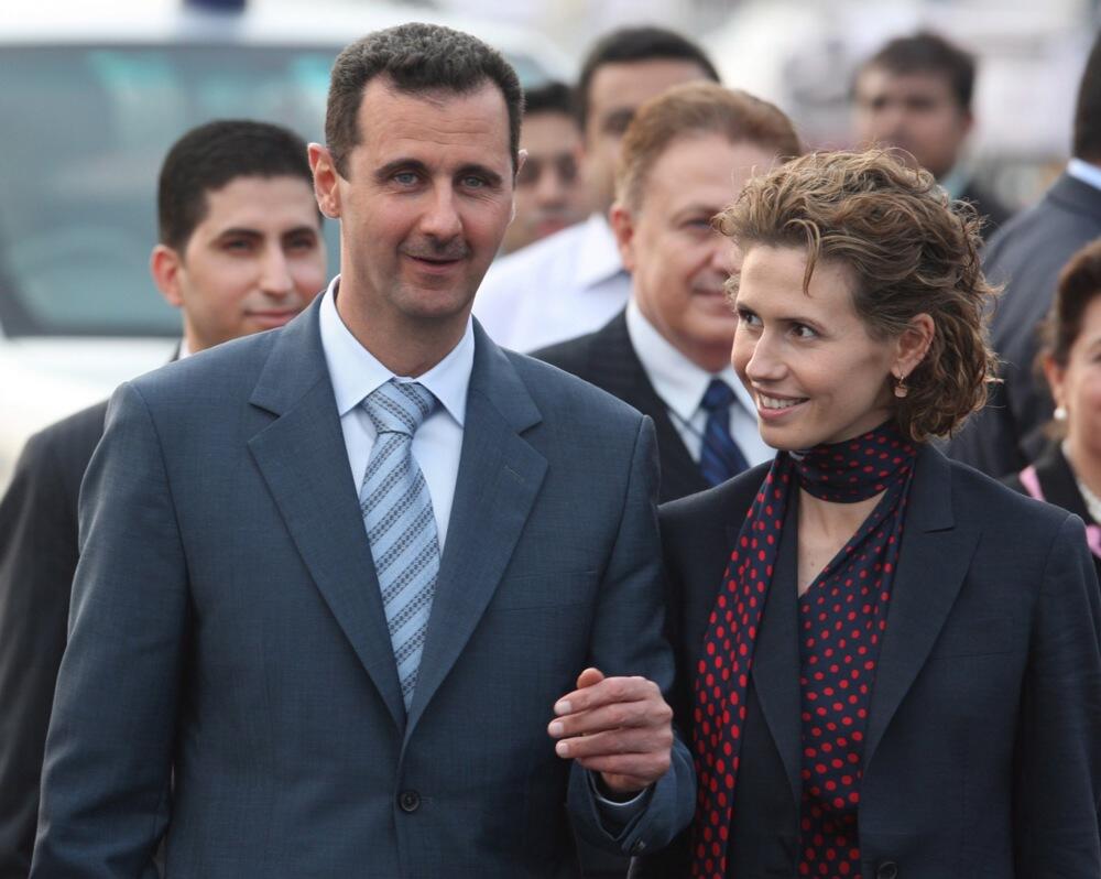 Asma al Asad, Bašar al Asad