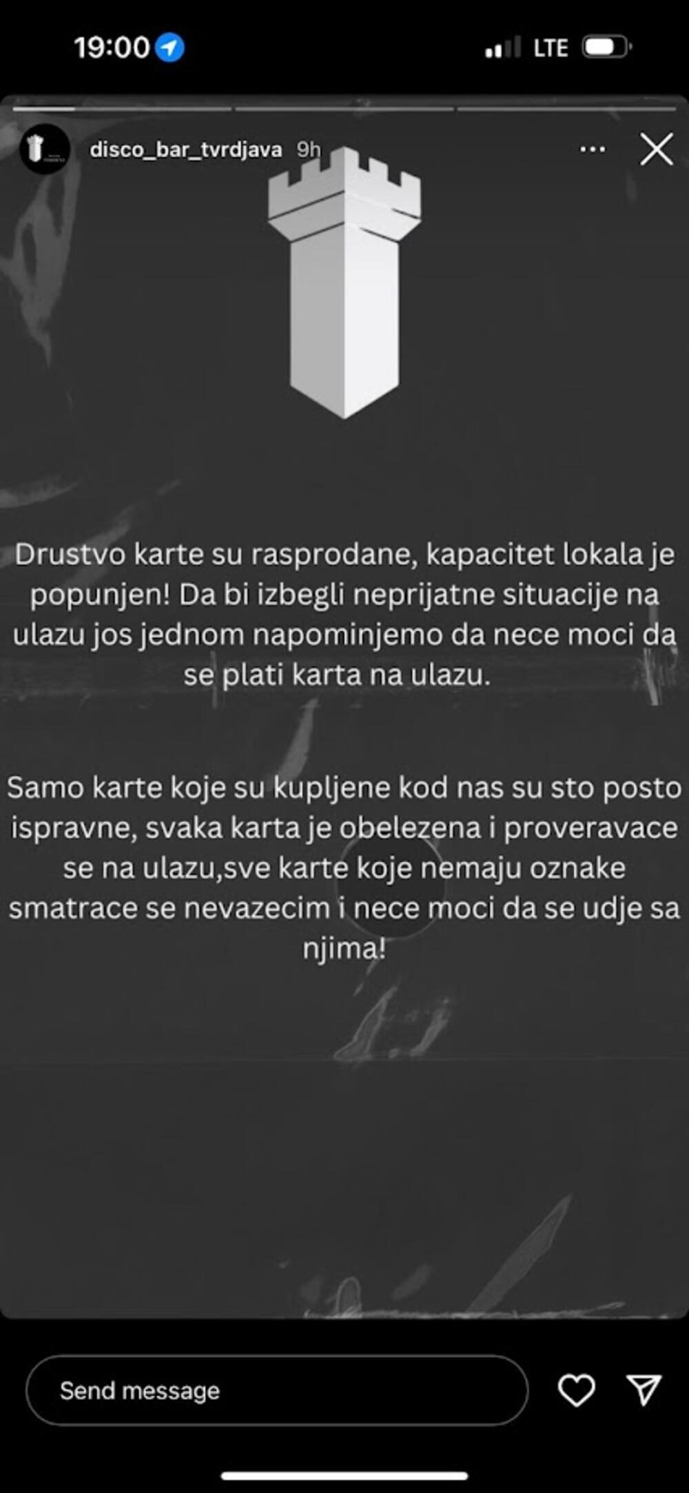 Diskoteka se oglasila nakon incidenta sa kartama