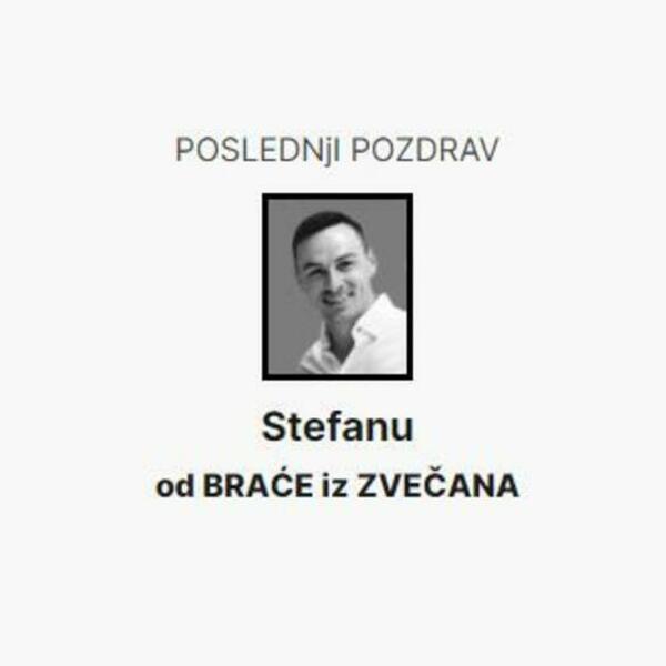 "ISPRAĆAMO GA ZAUVEK, OTIŠAO JE VELIKI ČOVEK": Sahranjen Stefan Nedeljković (31), jecaji odzvanjali grobljem