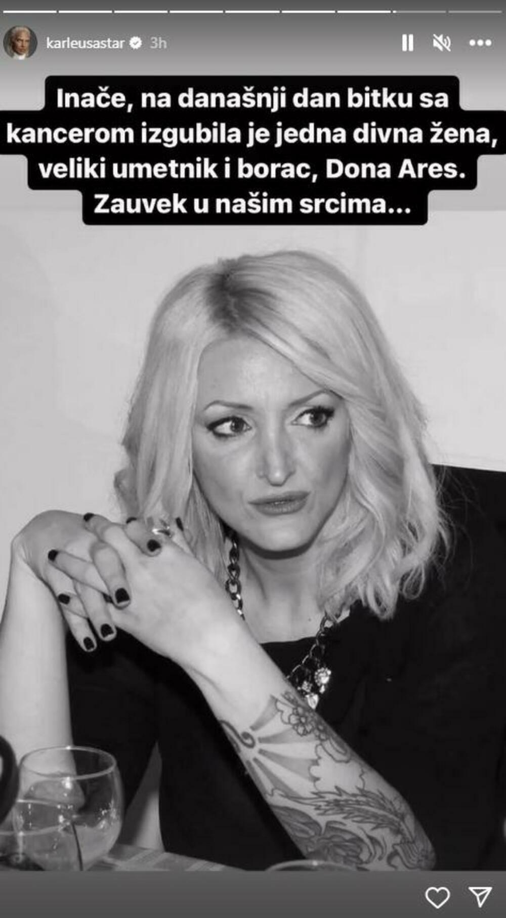 Jelena je imala samo reči hvale za pokojnu koleginicu