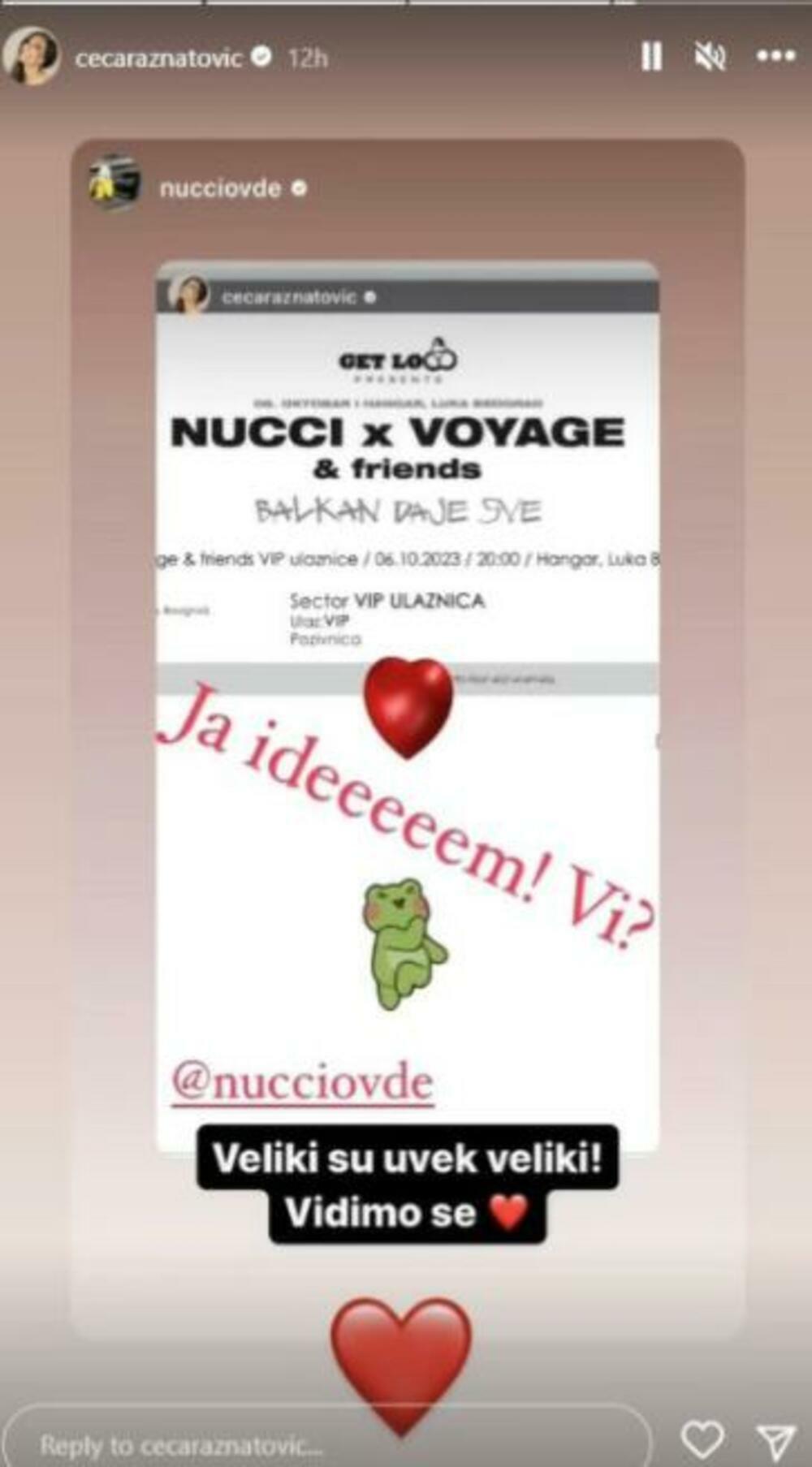 Ceca je pružila podršku mladom dvojcu