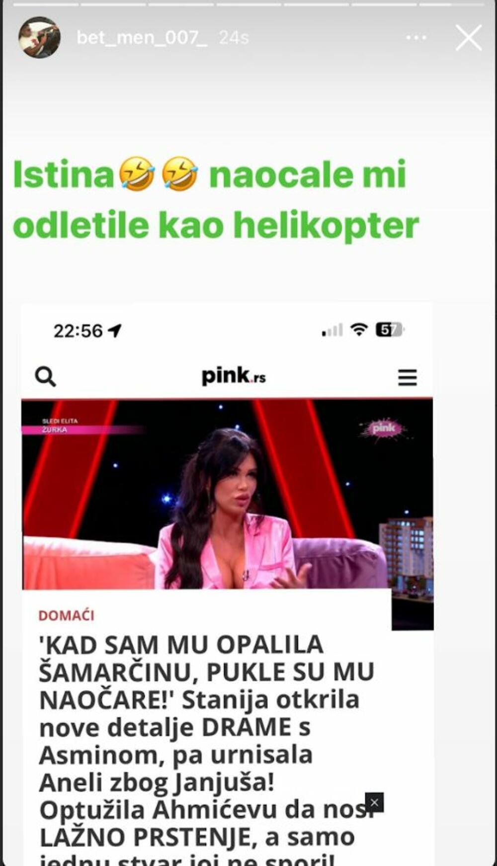 Asmin Durdžić o šamaru koji je dobio od Stanije