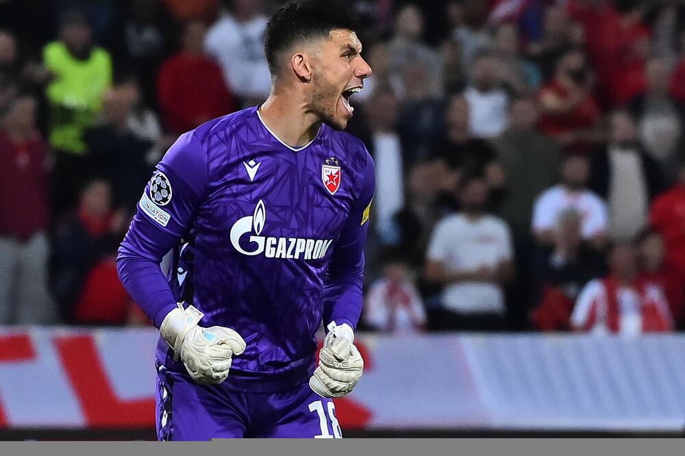GLAZER "ZLATNA RUKAVICA" LIGE ŠAMPIONA! Niko kao golman Zvezde u elitnom takmičenju (FOTO)