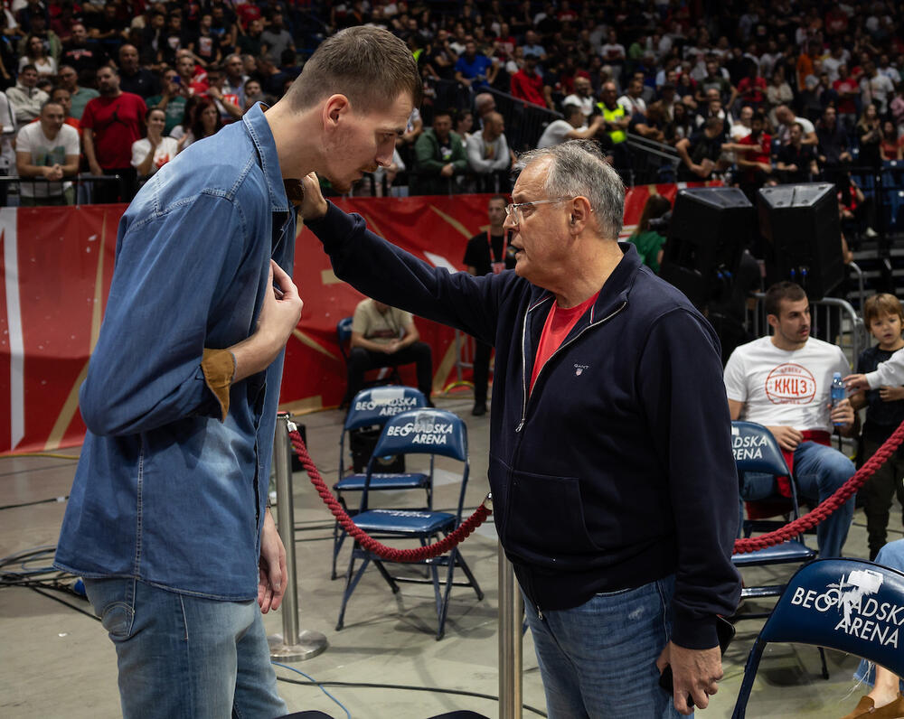 Boriša Simanić i Nebojša Čović, predsednik KK Crvena zvezda