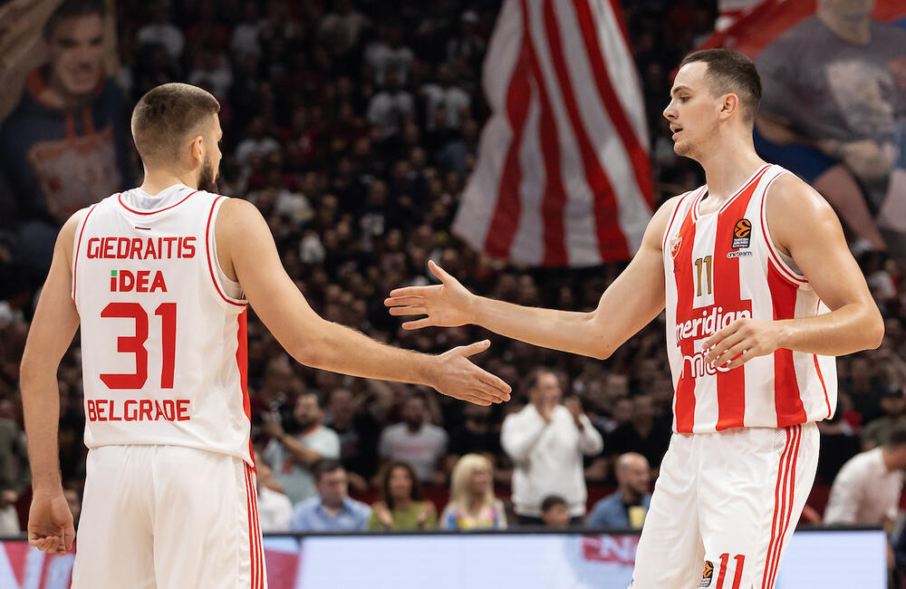Rokas Gedraitis, Rokas Giedraitis, Marko Simonović, KK Crvena zvezda