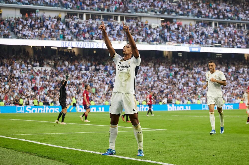 Džud Belingem slavi jedan od golova u dresu Real Madrida