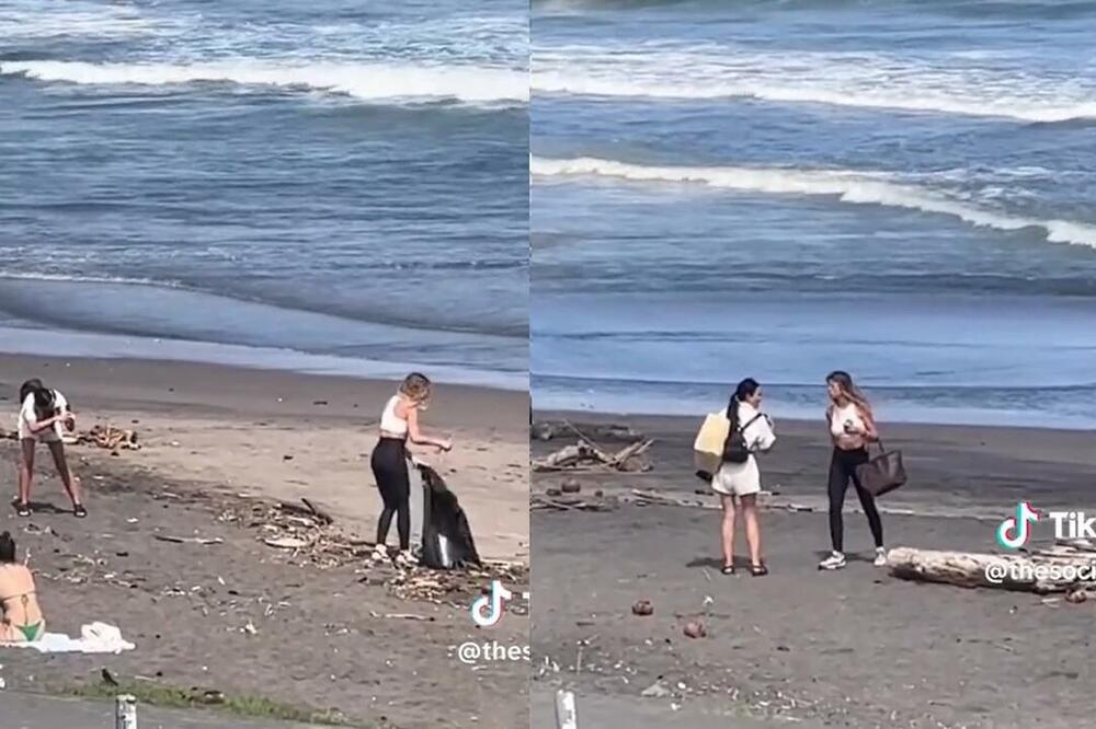 INFLUENSERKA SKUPLJALA ĐUBRE NA PLAŽI PA NAKON GAŠENJA KAMERE URADILA NEŠTO UŽASNO! Ljudi se sledili od snimka