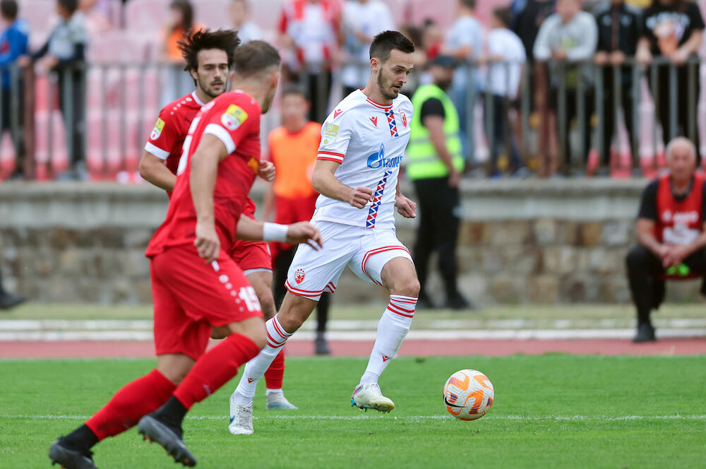 Detalj sa utakmice Radničkog i Crvene zvezde u Kragujevcu