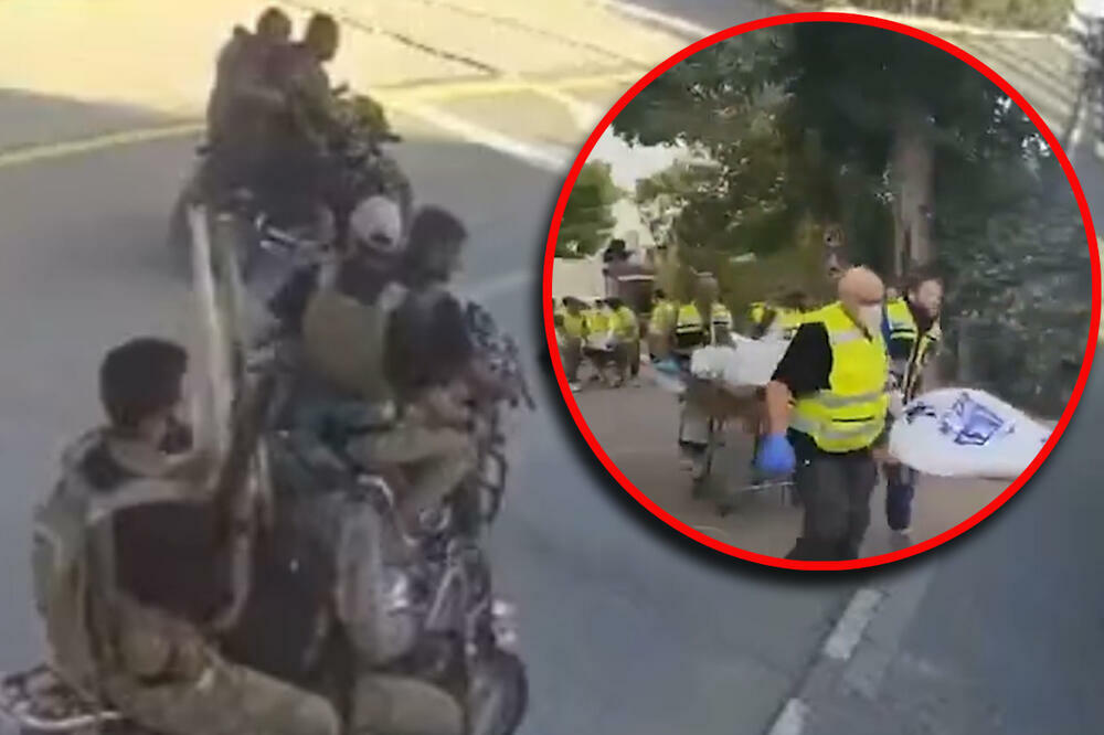 SNIMAK IZ IZRAELA POTRESAO SVET, REKA KRVI JE TEKLA: Militanti na motorima upali u kibuc, NAĐENO VIŠE OD 100 TELA