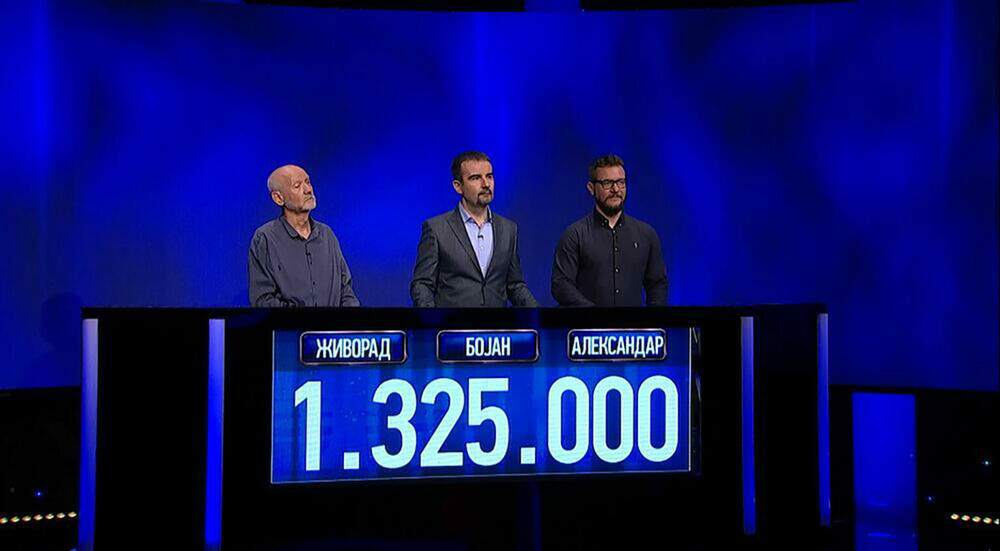 Takmičari osvojili milion u „Poteri“ ubedljivom pobedom