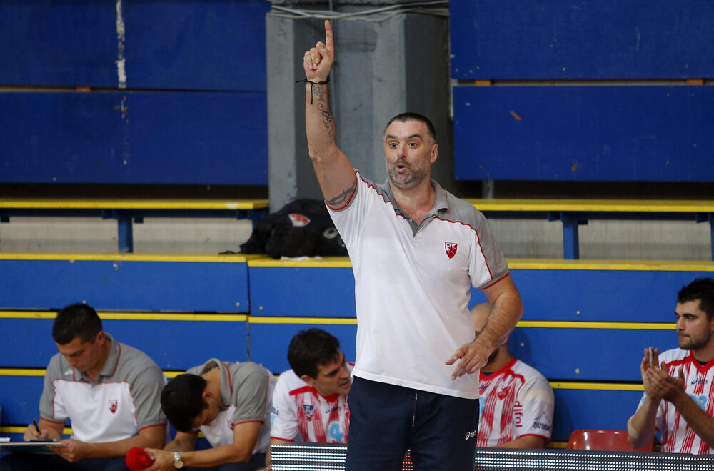 Nenad Peruničić kao trener Crvene zvezde