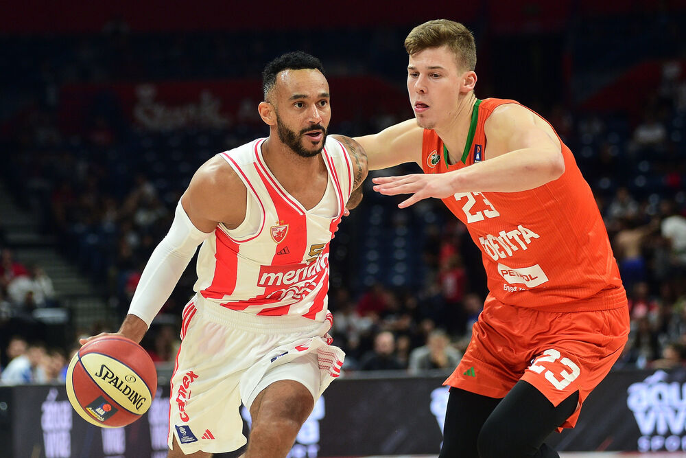 Adam Hanga na utakmici Crvene zvezde i Cedevite Olimpije