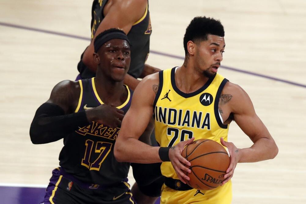 Džeremi Lemb (desno) u dresu Indijane