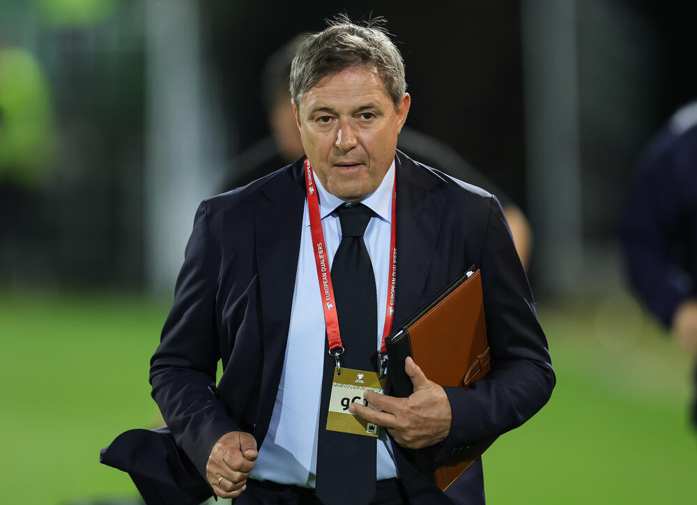 Dragan Stojković Piksi na utakmici Bugarske i Srbije