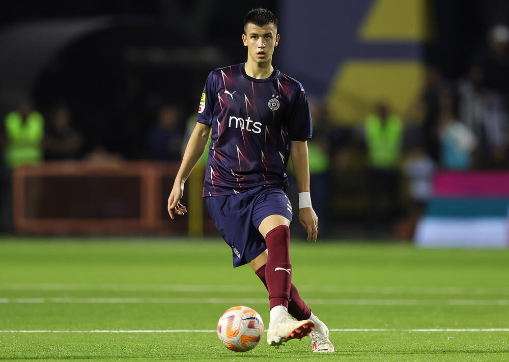 Mihajlo Ilić u dresu Partizana