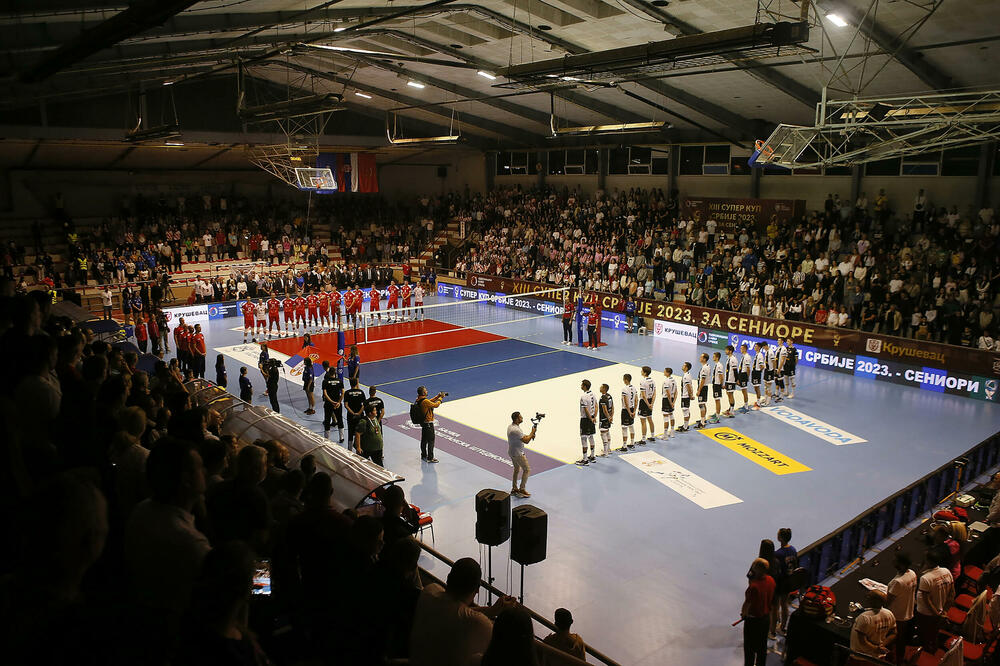 Puna hala u Kruševcu pratila je duel između Vojvodine i Partizana