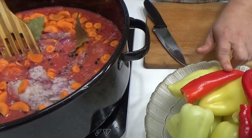 Kuvanje povrća za lovačku salatu