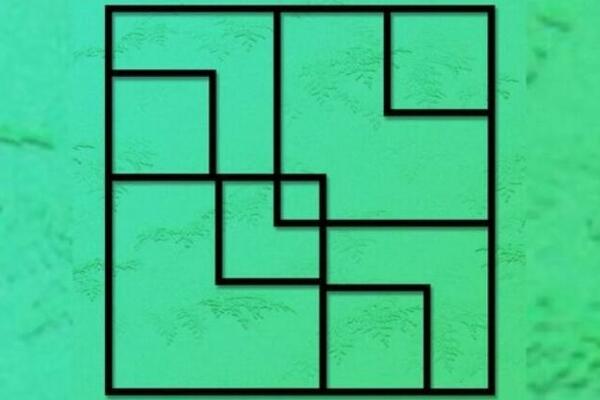 SAMO GENIJALCI MOGU OVO DA REŠE ZA 11 SEKUNDI: Koliko tačno KVADRATA vidite na slici?