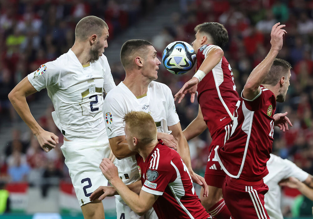 Detalj sa utakmice Mađarske i Srbije