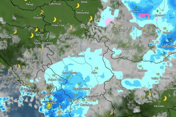 UŽIVAJTE U OVOJ NOĆI, A ONDA STIŽE HLADAN FRONT I DRASTIČAN PAD TEMPERATURE: Evo kada će past i SNEG