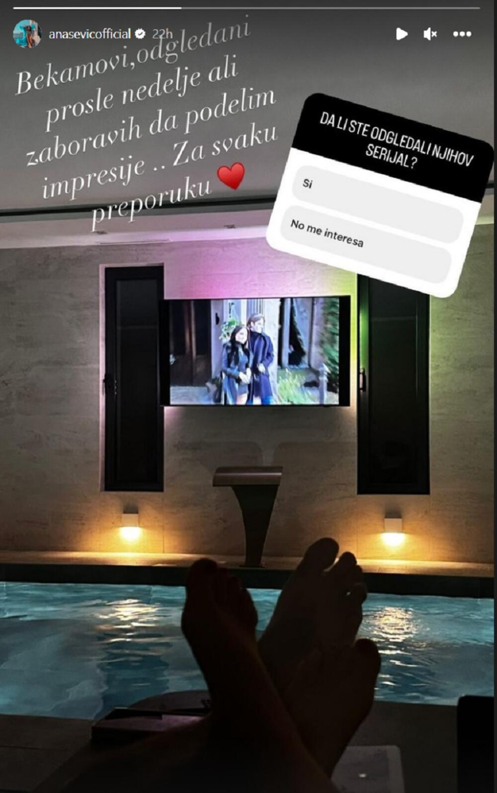 Sevićeva je sada objavila fotografiju iz luksuznog doma