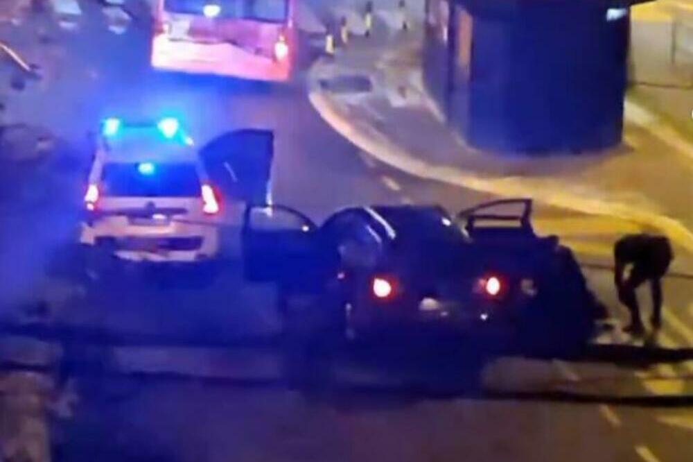 HAPŠENJE NA ZVEZDARI: Pripadnici INTERVENTNE ga VEZALI i PRIVELI! (VIDEO)