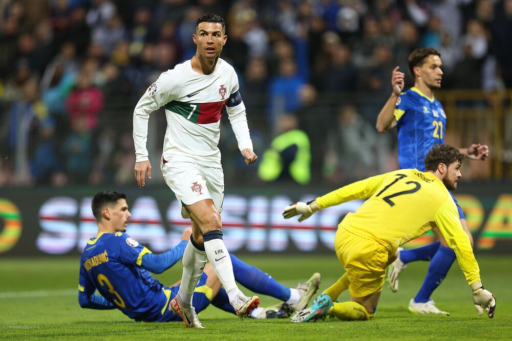 Kristijano Ronaldo na utakmici Bosne i Hercegovine i Portugala