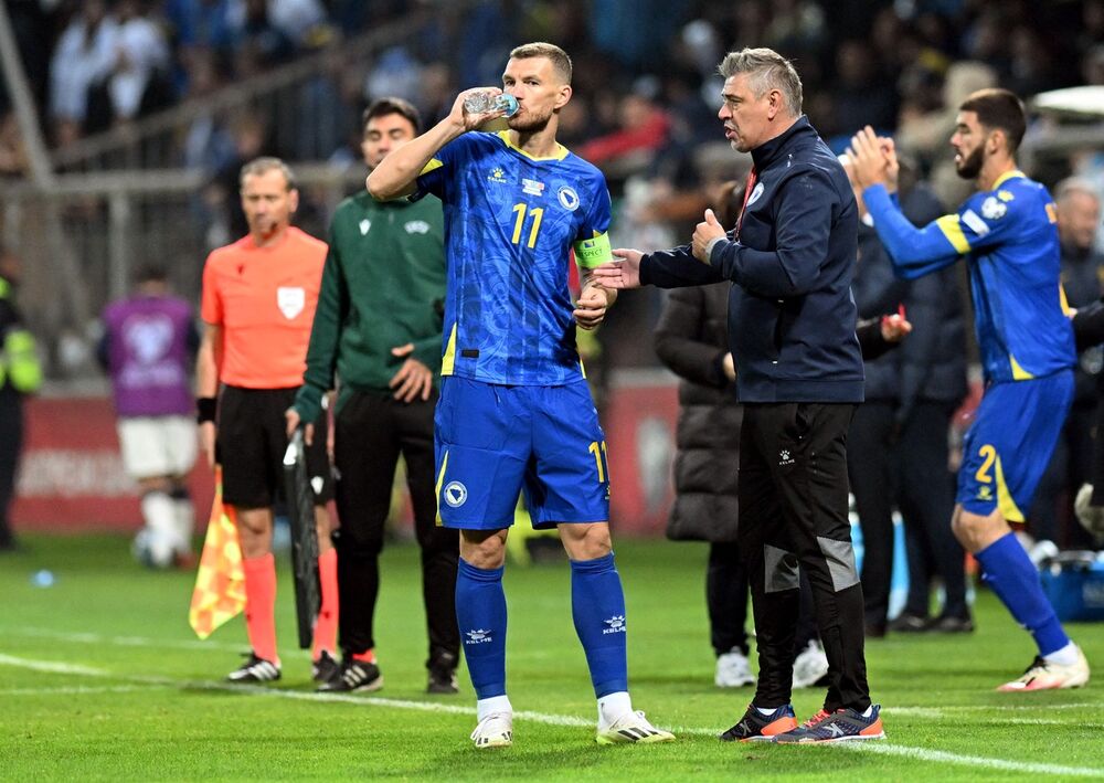 Edin Džeko i Savo Milošević