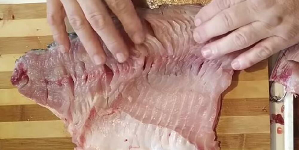 Očišćena riba za riblju čorbu