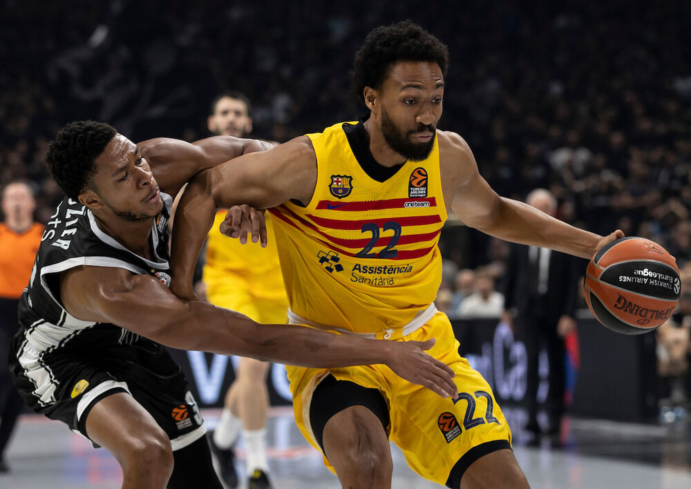 Detalj sa utakmice Partizana i Barselone