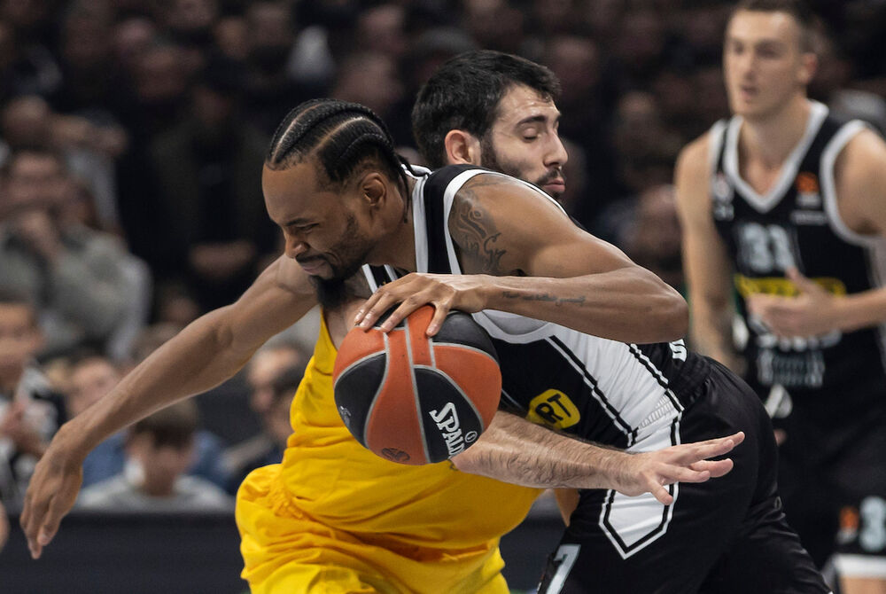 Detalj sa utakmice Partizana i Barselone