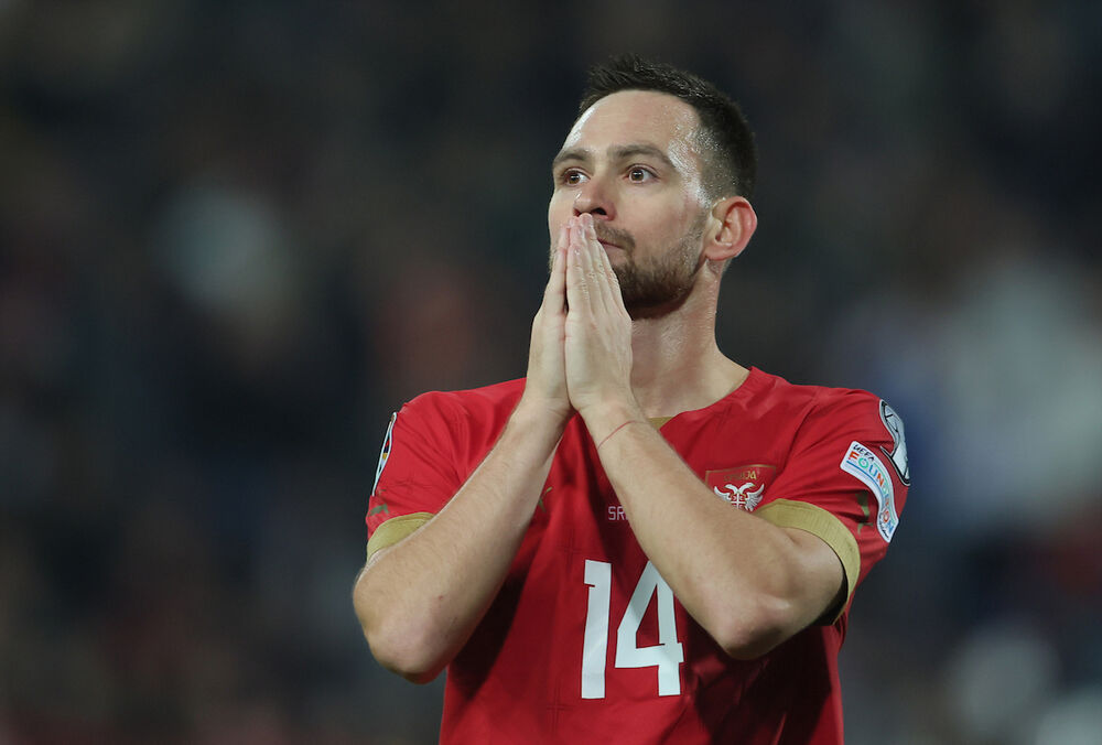 Andrija Živković u dresu Srbije 