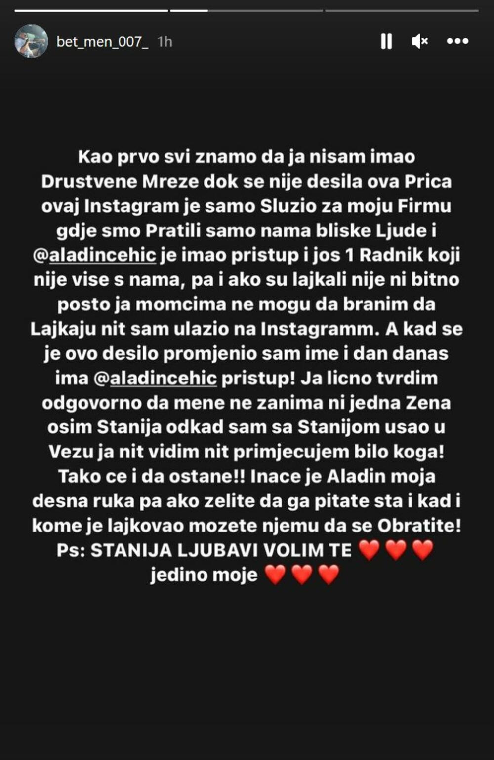 Objava Asmina Durdžića