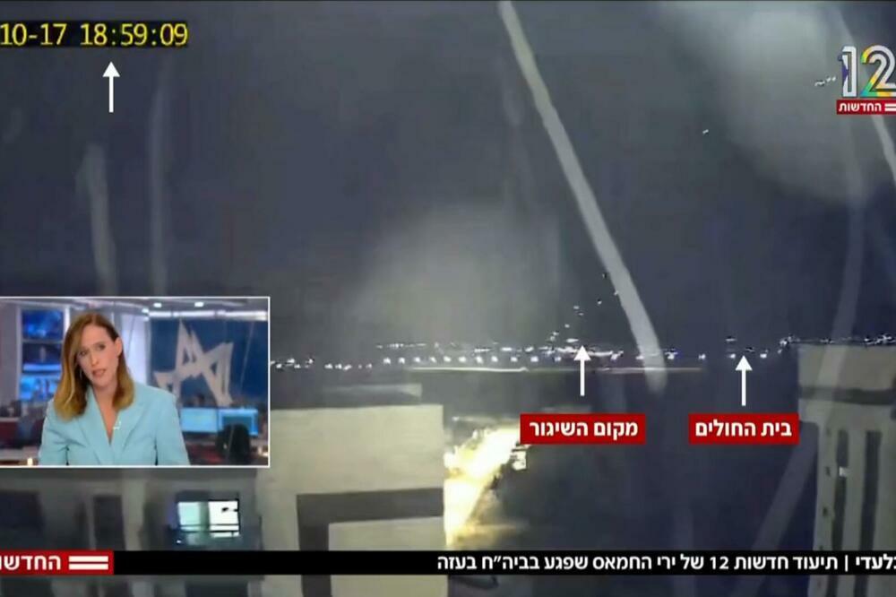 IZRAEL TVRDI DA NAVODNO IMA DOKAZ KO JE GAĐAO BOLNICU U GAZI? Evo šta je objavljeno (VIDEO)