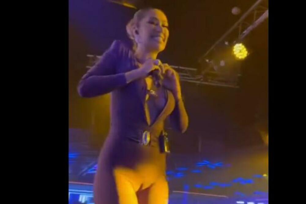 OCRTALO SE ONO ŠTO NIKAKO NIJE SMELO! U uskom kombinezonu PATOSIRALA SRBE: Da li je sebi ovo SMELA DA DOZVOLI?