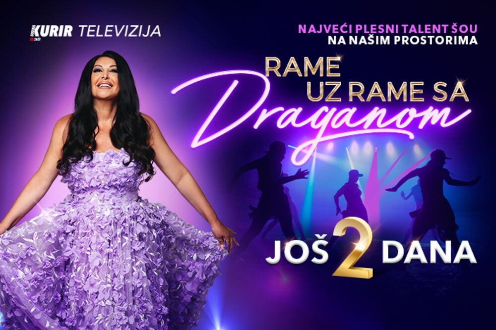 JOŠ SAMO 2 DANA DO POČETKA PLESNOG TAKMIČENJA "RAME UZ RAME SA DRAGANOM"! Ne propustite šou koji pomera sve granice