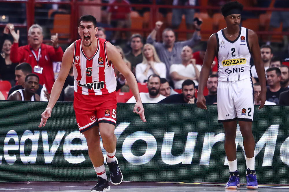 "TI SI KOKOŠKA!" Košarkaš Partizana provocirao heroja Olimpijakosa?! (FOTO)