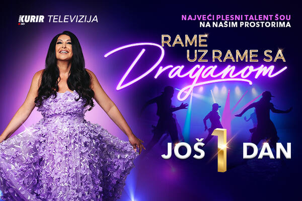 JOŠ SAMO DAN DO POČETKA PLESNOG TAKMIČENJA "RAME UZ RAME SA DRAGANOM"! Ne propustite šou koji pomera sve granice!