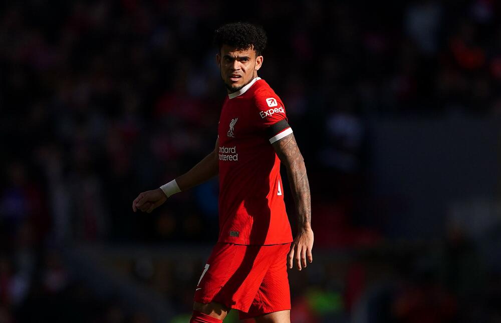 Luis Dijaz na utakmici Liverpula i Evertona