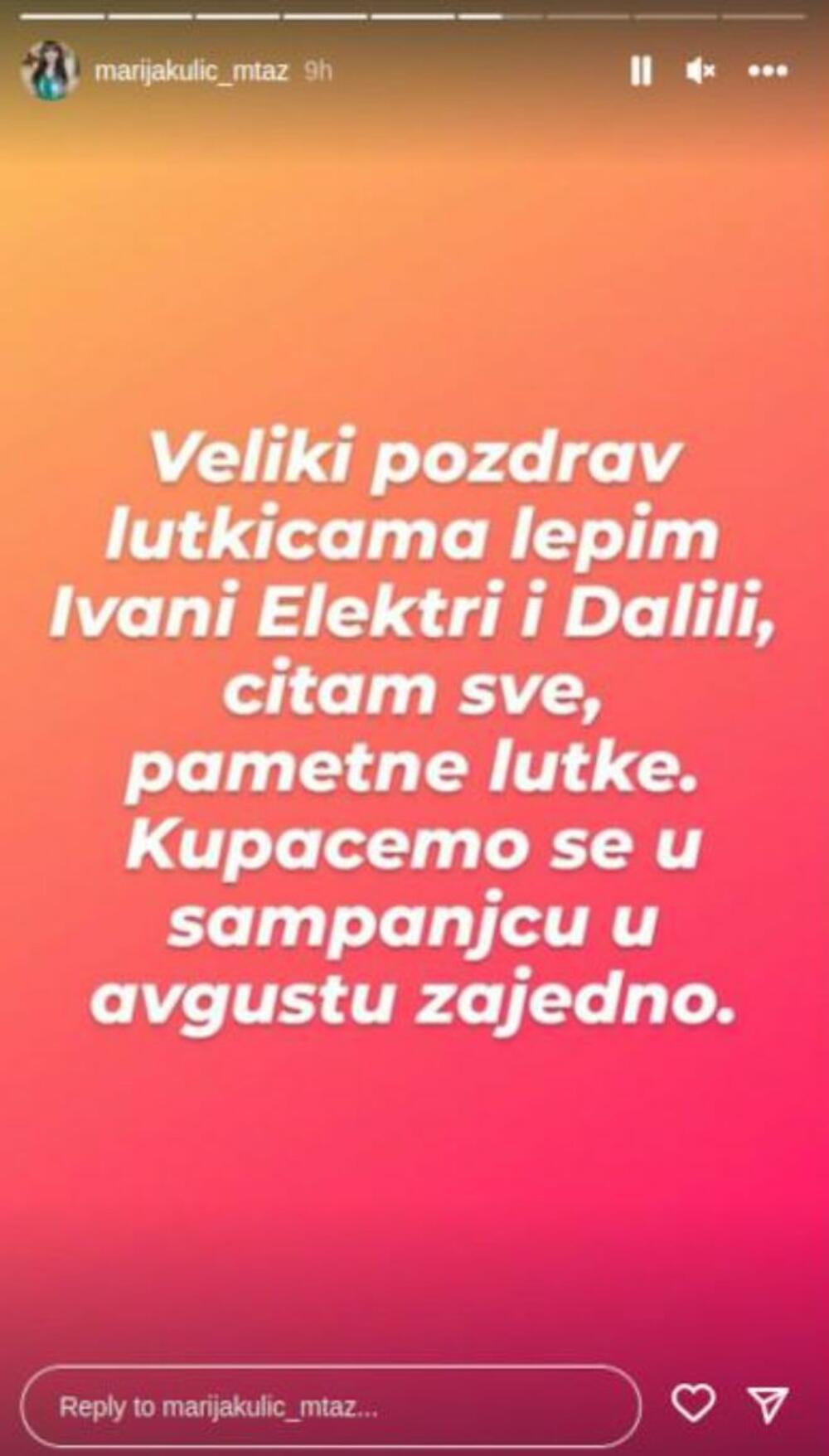 Objava Marije Kulić