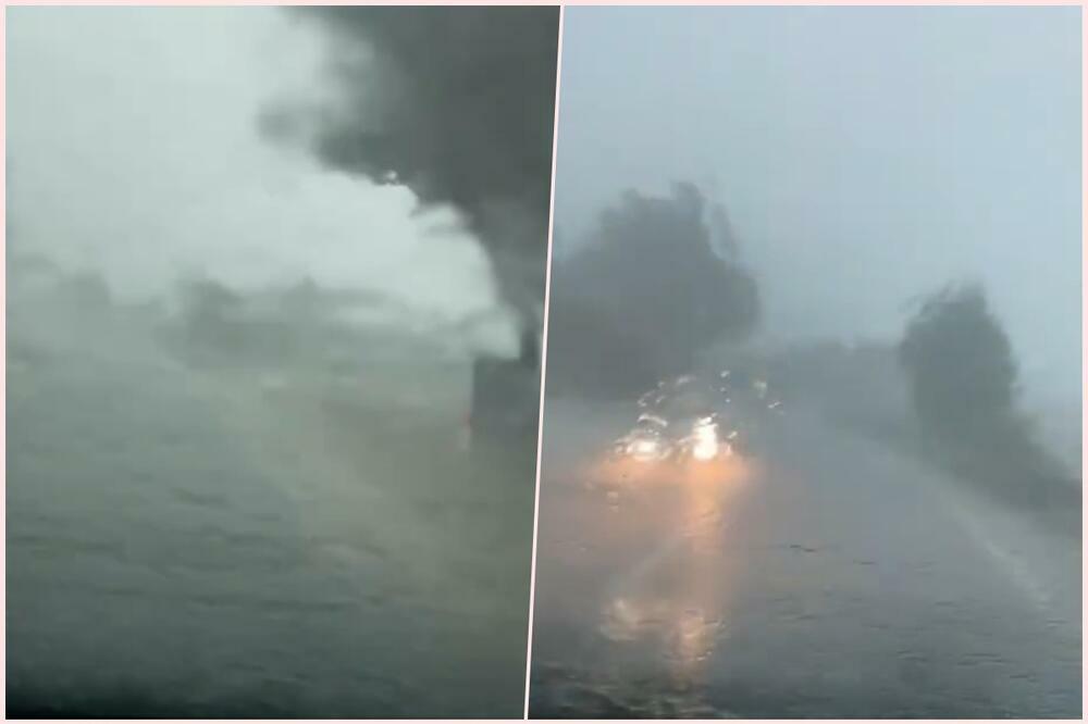 SNAŽAN VETAR ČUPAO STABLA: Jako nevreme pravi haos u Hrvatskoj, u Dalmaciji POTOP! (VIDEO)