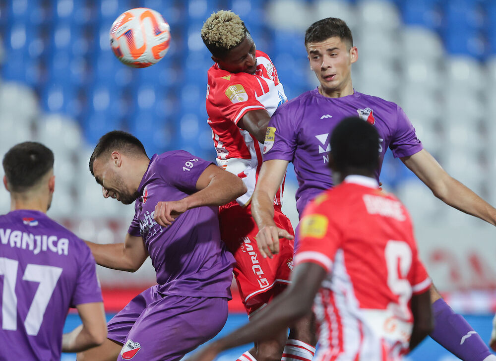 Detalj sa utakmice Crvene zvezde i ivanjičkog Javora u prvom delu sezone