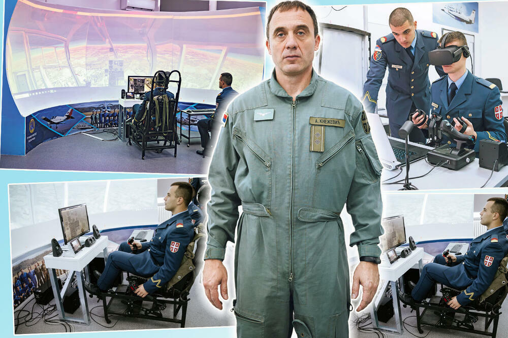 LEVO KRILO NA MESTU, SJAJAN LET: Iz Batajnice, preko Dunava, pilotirali smo VOJNIM AVIONOM (FOTO)