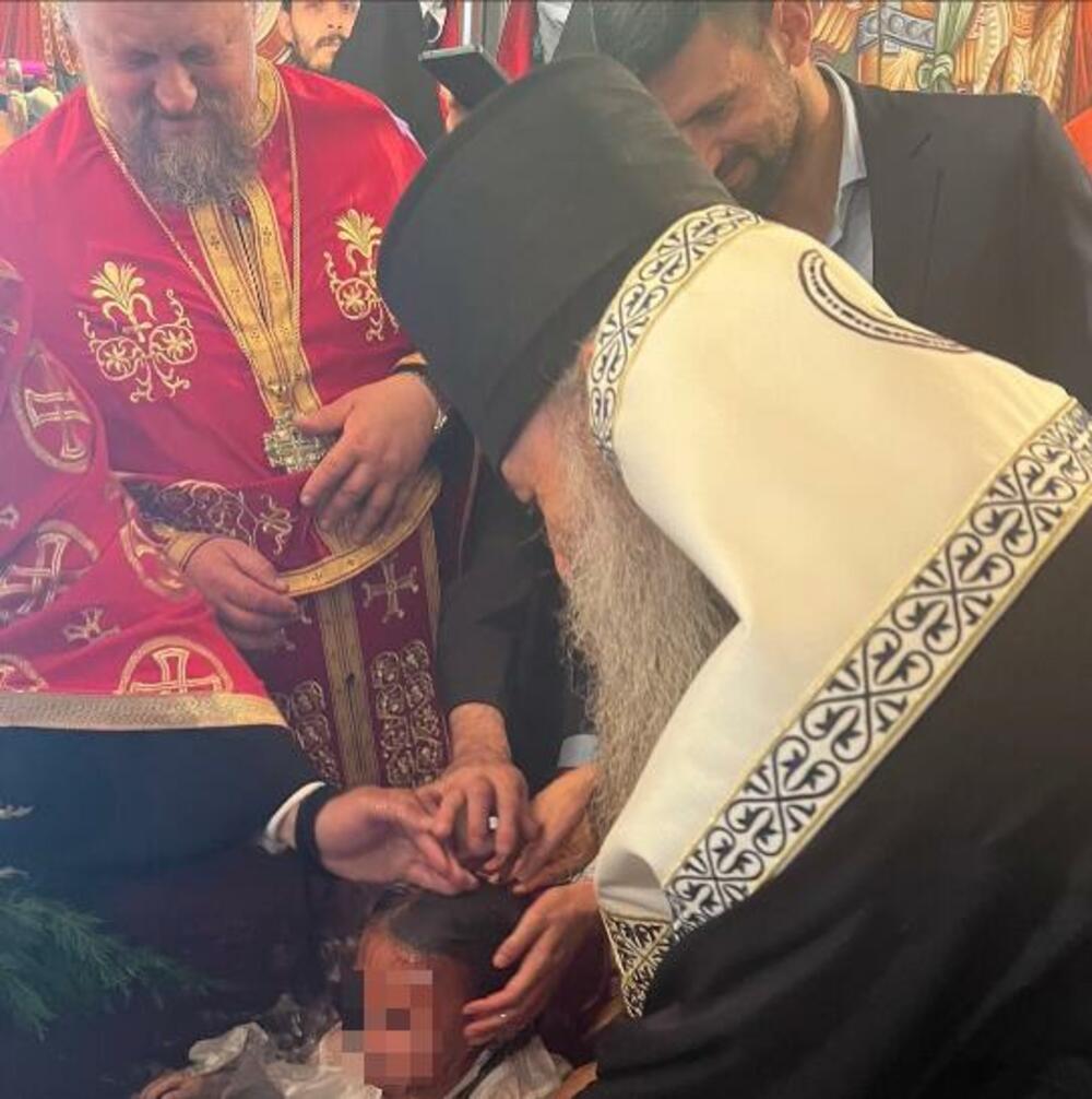 Novak Đoković, Tara Đoković, Patrijarh Porfirije