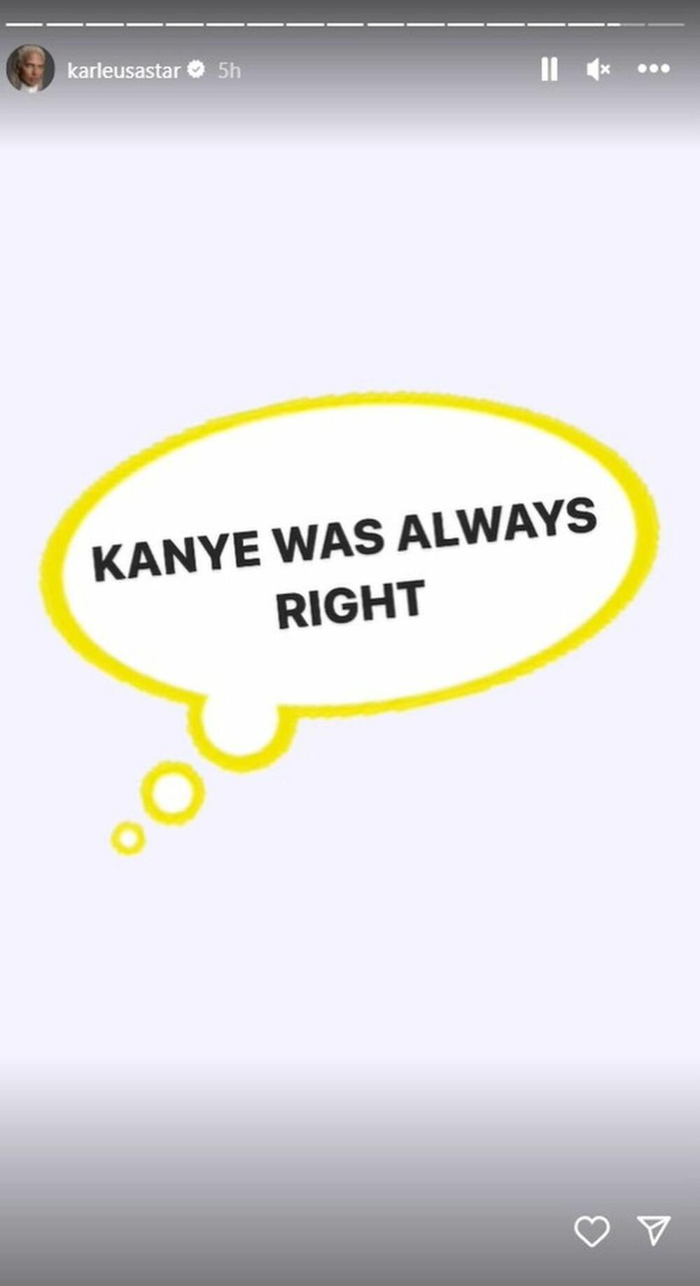 Objava Jelene Karleuše sa kojom se obratila Kanjeu Vestu