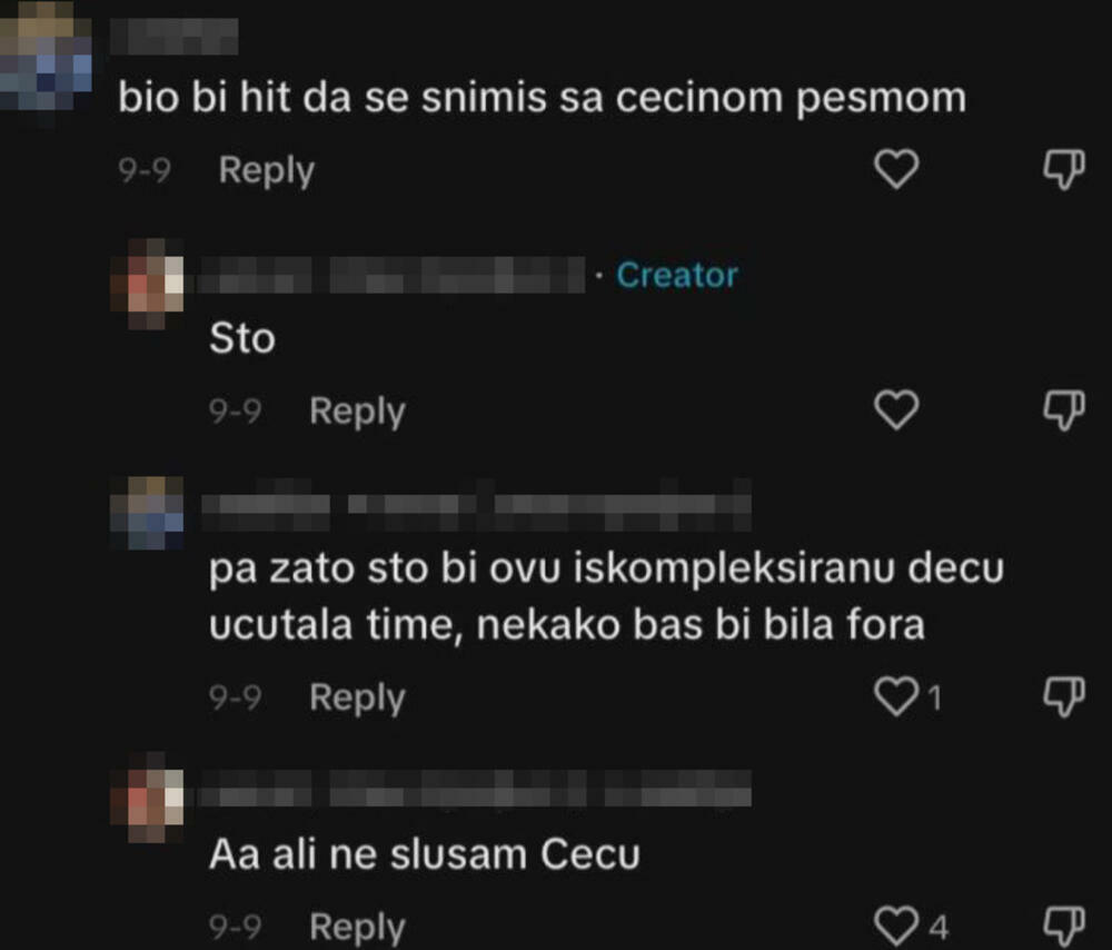 Nika Tošić odgovorila na provokacije 