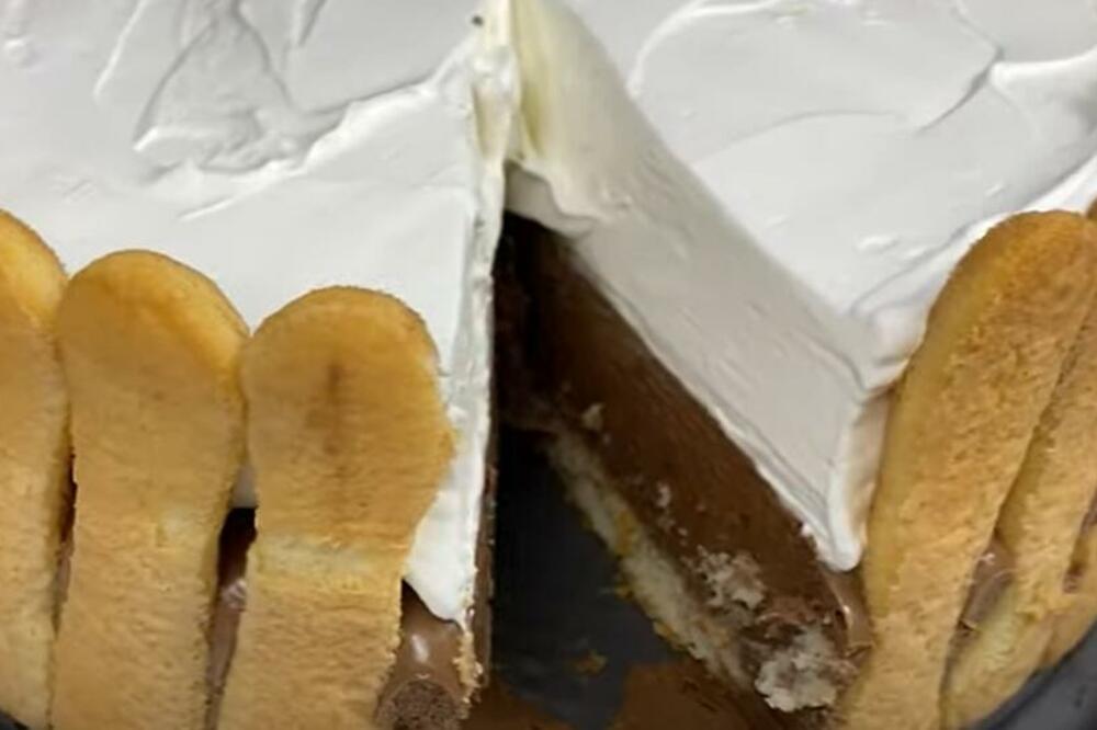 SA OVOM TORTOM NIKADA NEĆETE POGREŠITI, SAVRŠENA JE ZA SVAKU PRILIKU: Napravite MARKIZU od DOMAĆIH PIŠKOTA